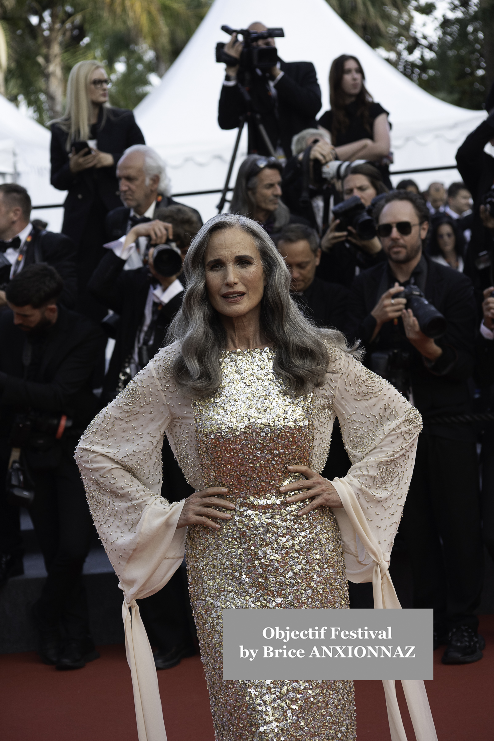 Andie MacDowel / 77th Cannes International Film Festival / Objectif Festival by Brice ANXIONNAZ